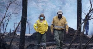 Incendios forestales en el sur de Argentina dejan un muerto, varios desaparecidos y pueblos sin agua ni luz