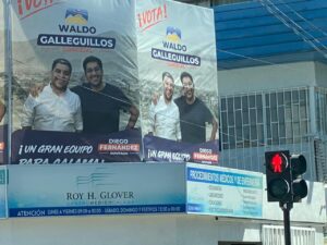 Senador Pedro Araya denuncia presencia de propaganda de candidato a diputado en Calama