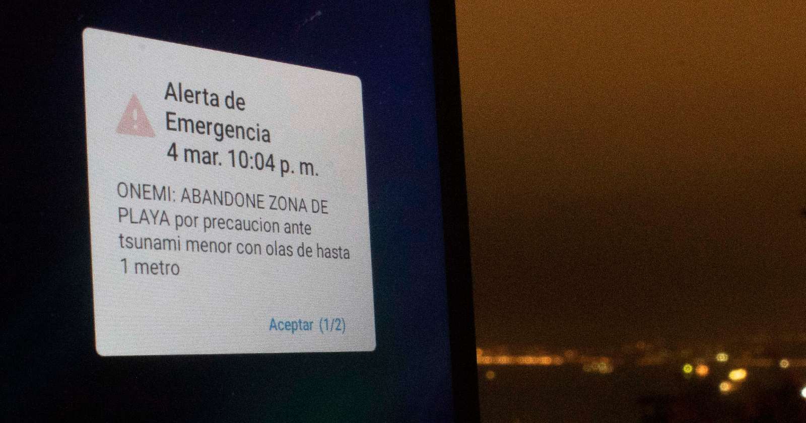 shoa alerta regiones