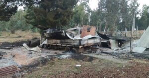 Detienen a dos acusados de participar en quema de camiones en La Araucanía