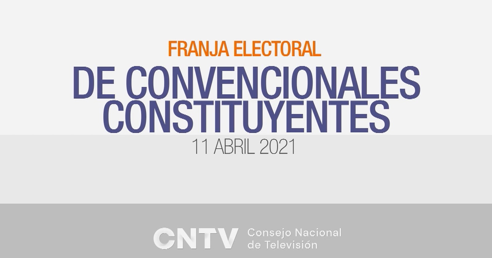 franja electoral convencionales