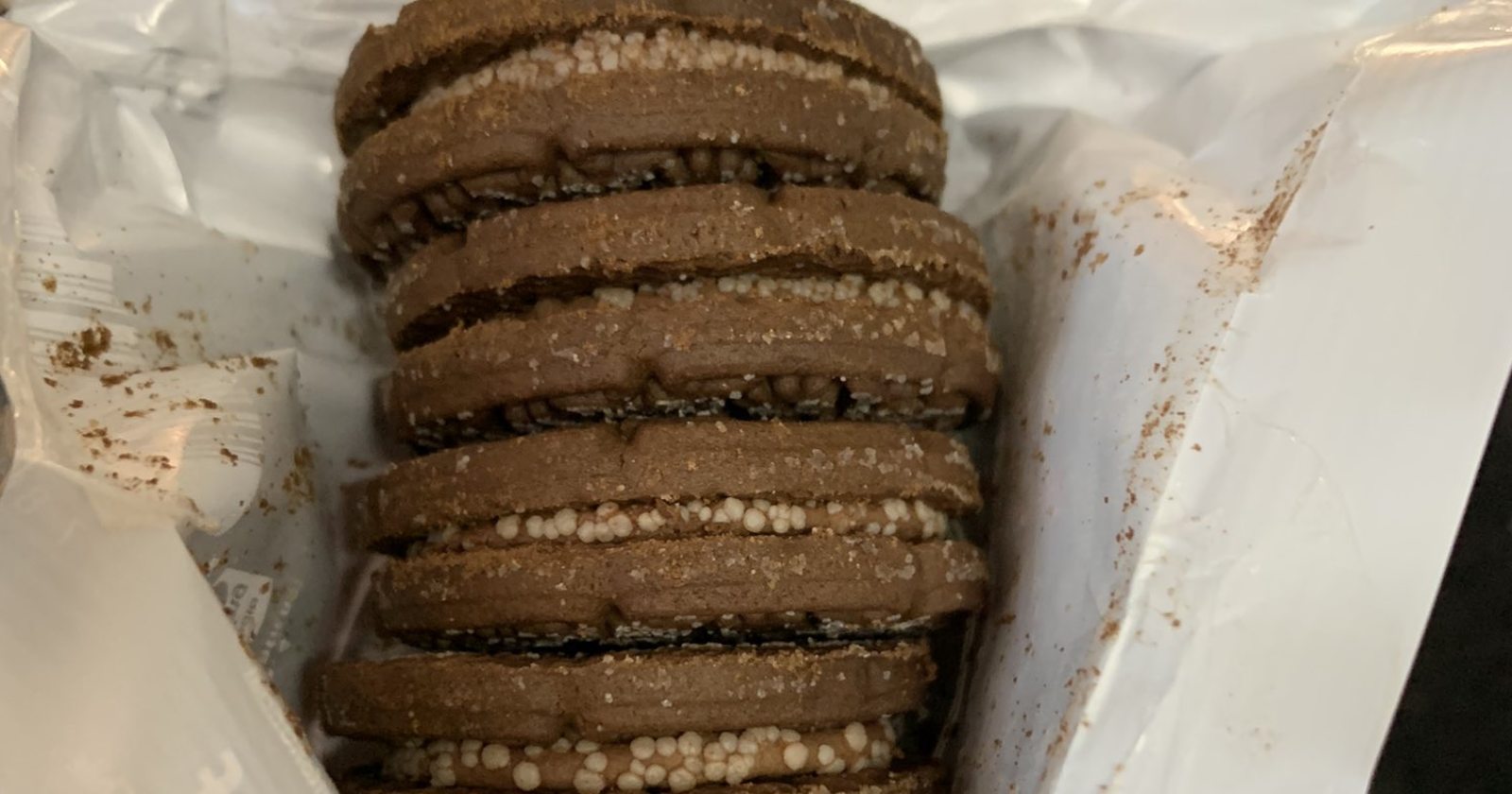 Galletas tritón con gusanos