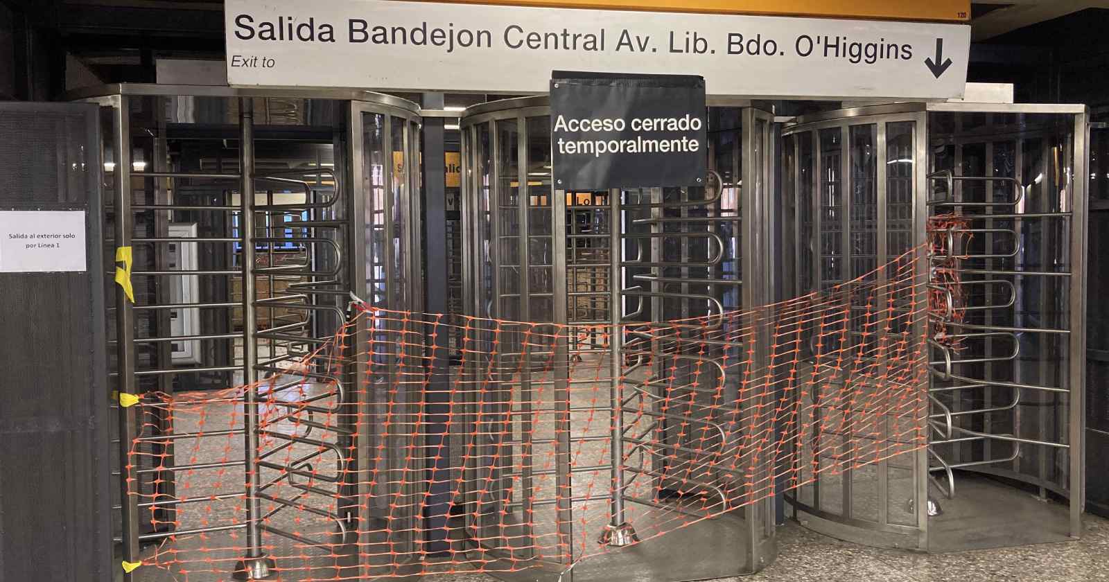 torniquetes Metro Los Héroes