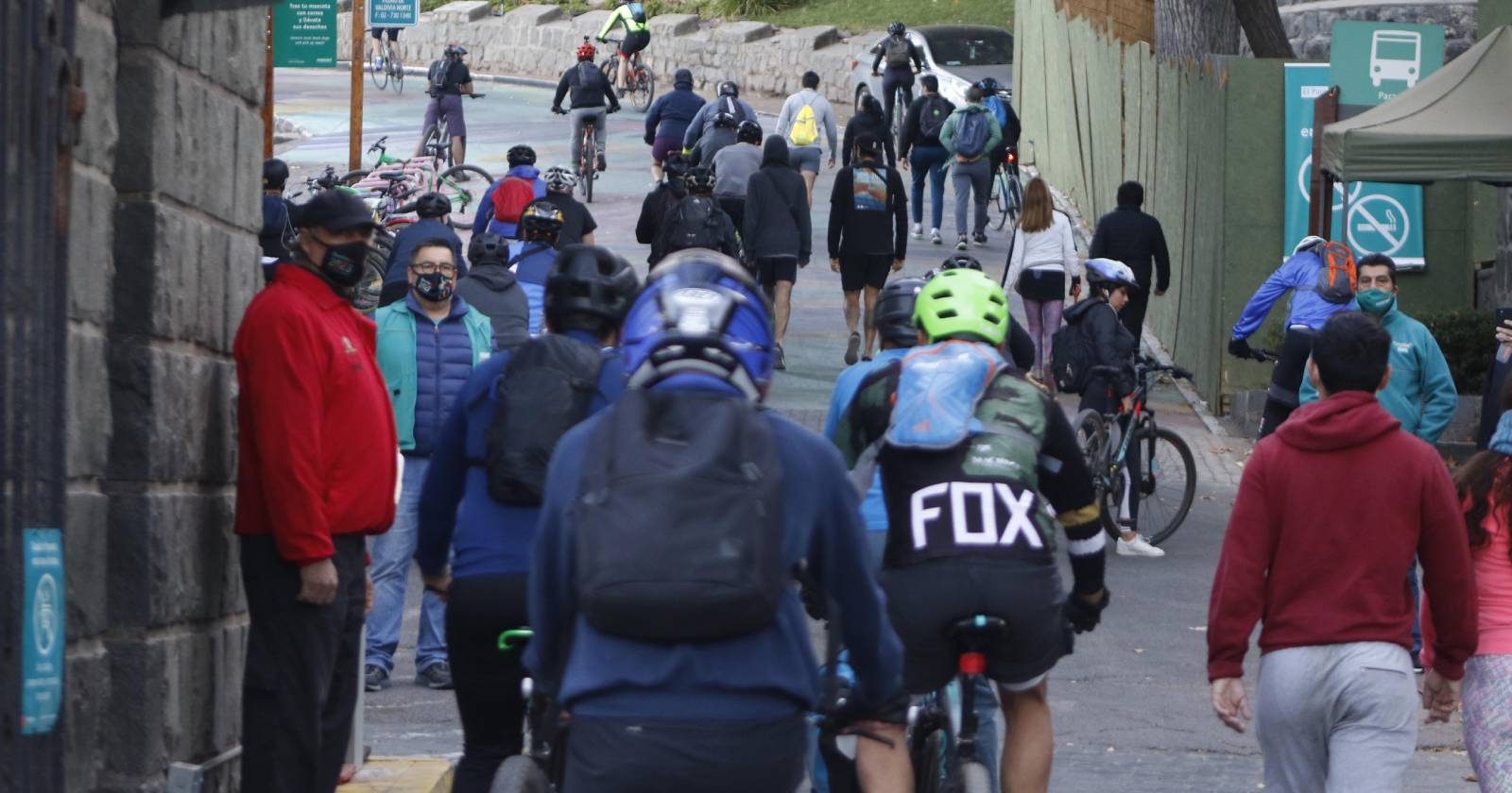 ciclistas san cristóbal
