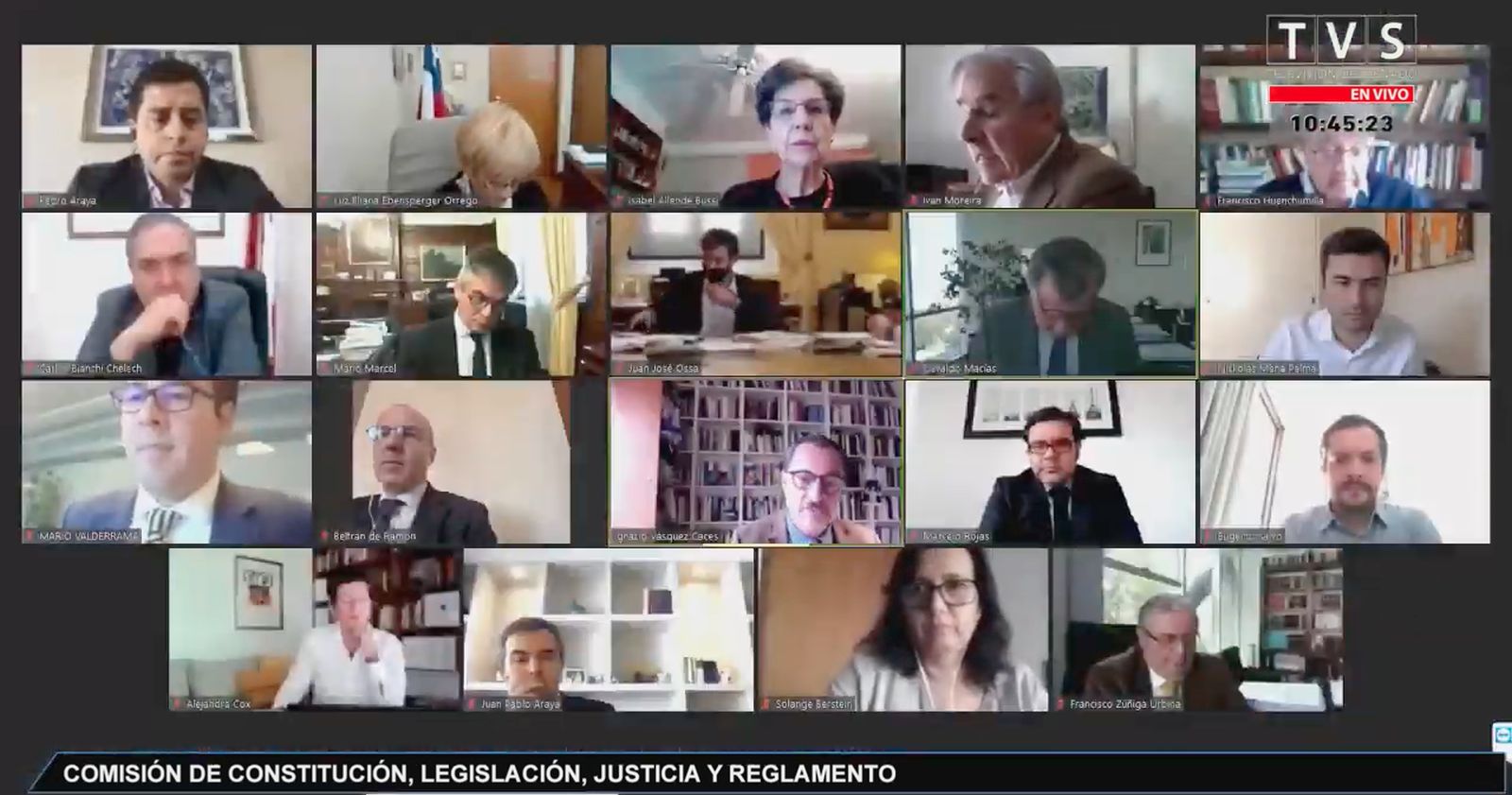 Constitución Senado tercer retiro