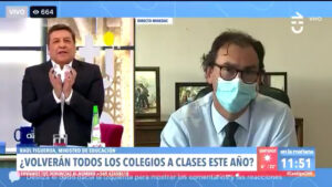Raúl Figueroa se enfrenta a Julio César Rodríguez por vuelta a clases: 