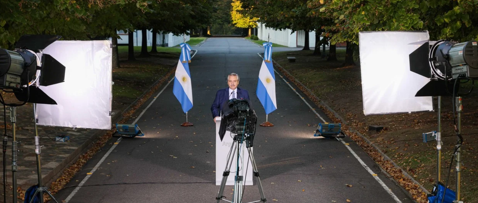 Alberto Fernández toque de queda