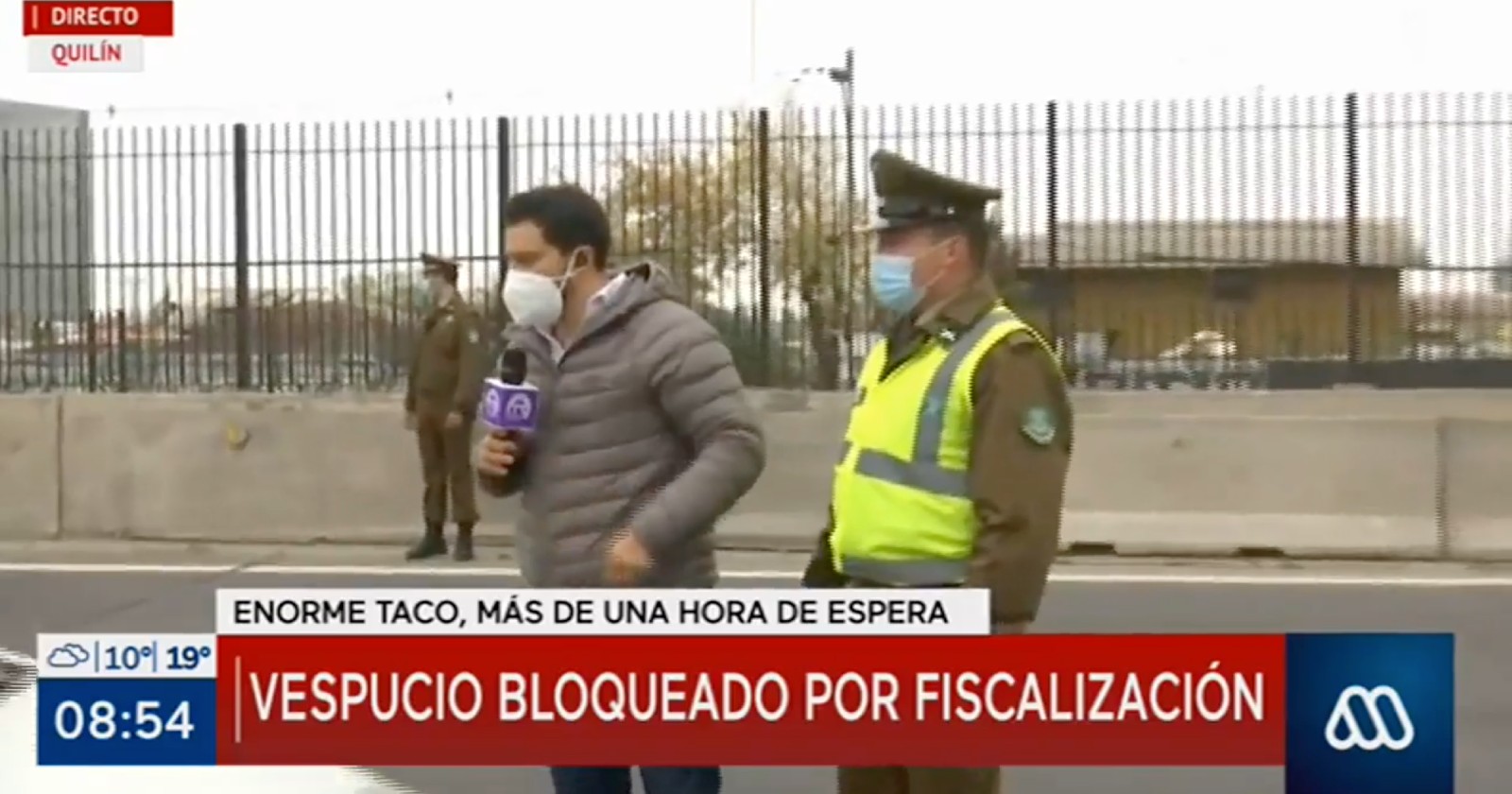 periodista mucho gusto carabineros