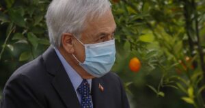 Sebastián Piñera sigue los resultados de las elecciones en La Moneda