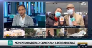 VIDEO - Tonka Tomicic irrumpió en despacho de José Antonio Neme para Meganoticias