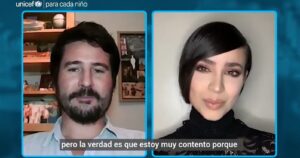 VIDEO - Sofia Carson conversó con profesor chileno por la vacunación contra el COVID-19