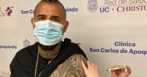 Arturo Vidal recibió la vacuna contra el COVID-19: 