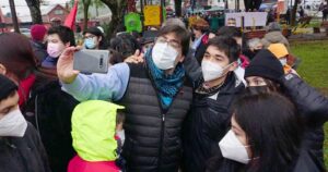 Daniel Jadue entrega apoyo a candidatos a gobernadores de Unidad Constituyente