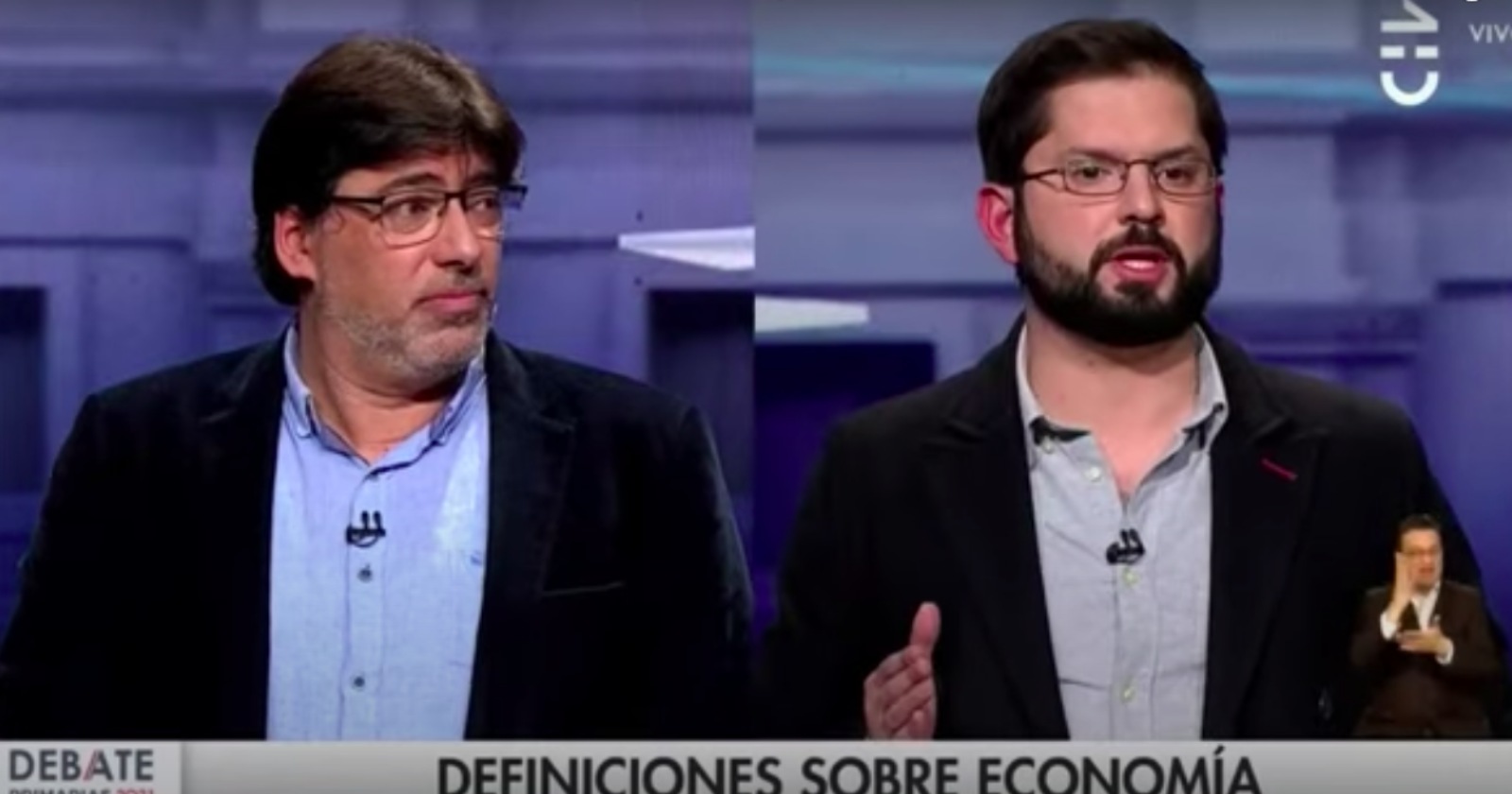 Jadue Boric debate presidencial