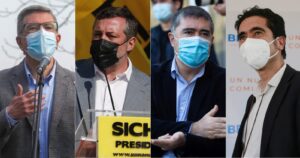 Lavín, Sichel, Desbordes y Briones iniciaron sus campañas por la primaria de Chile Vamos