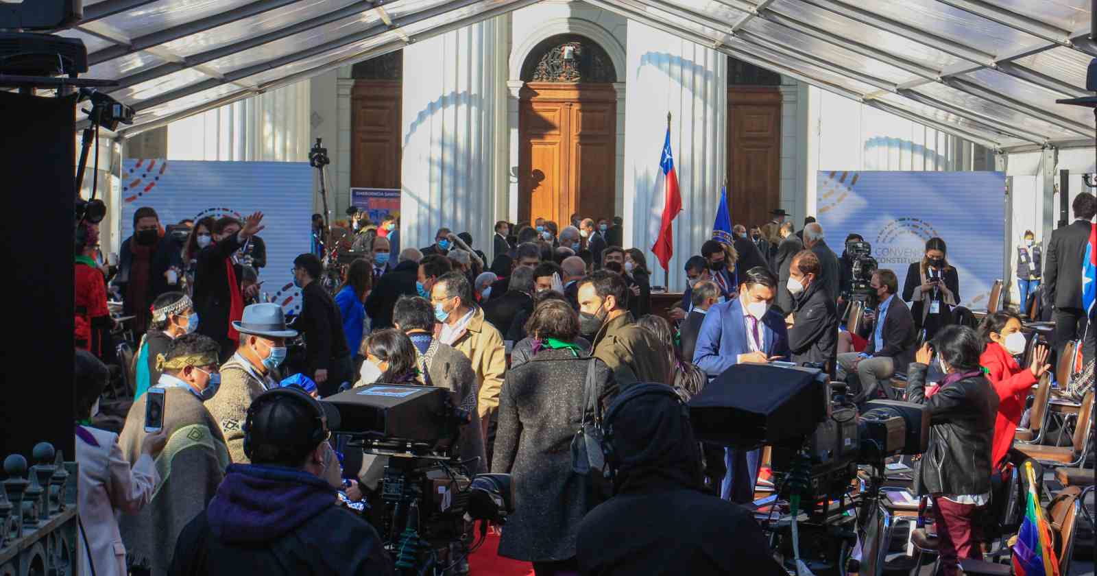 Convención protestas