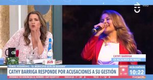 Cathy Barriga negó haber 