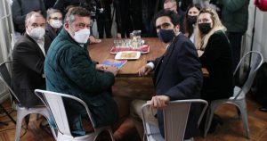 Sebastián Sichel recoge ideas del programa de Gobierno de Ignacio Briones