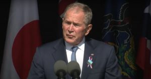 Bush lamentó desunión en Estados Unidos a 20 años de los atentados del 11-S