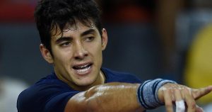 Cristian Garin le dio el primer punto a Chile en Copa Davis