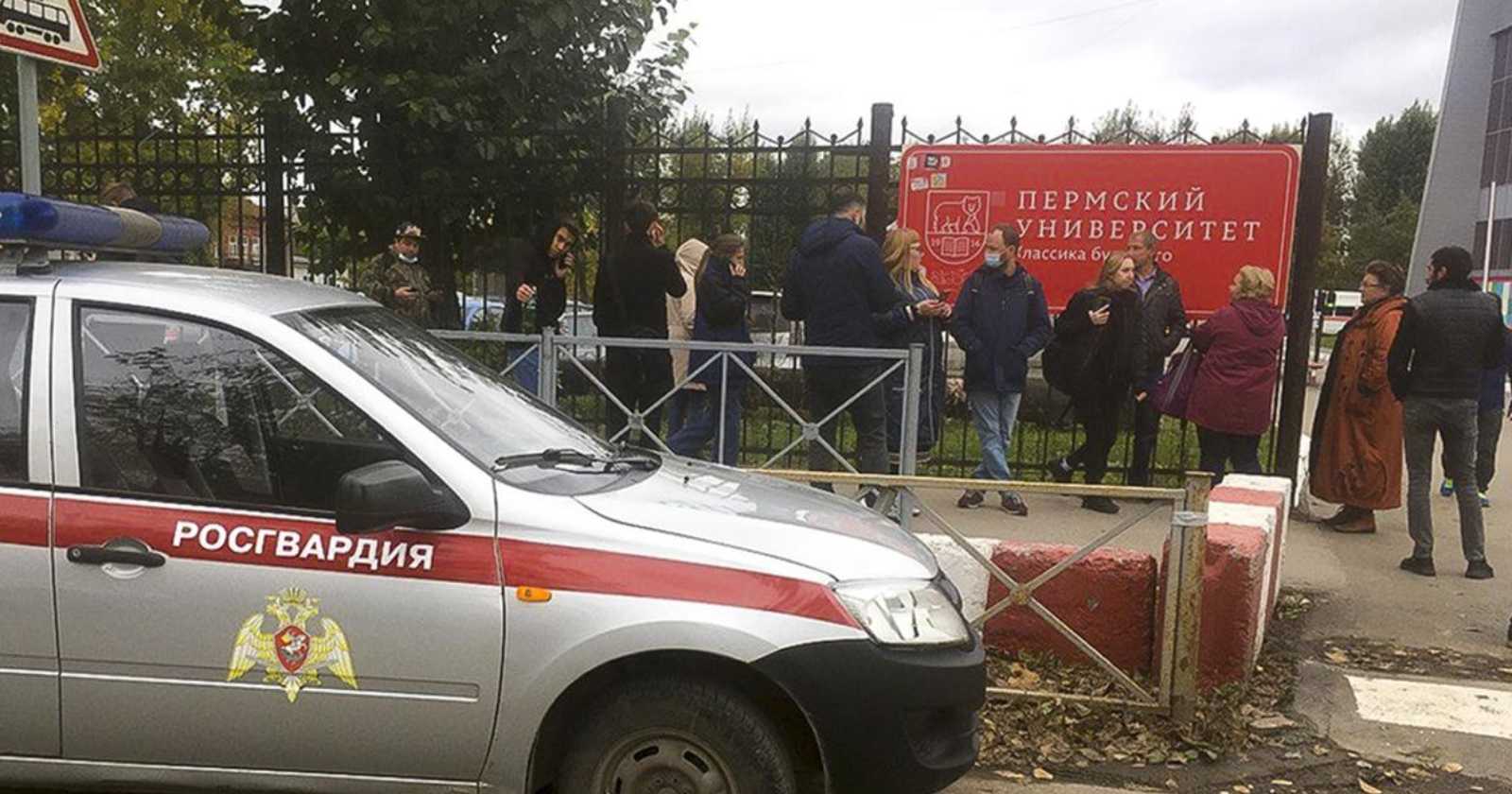 tiroteo universidad Rusia