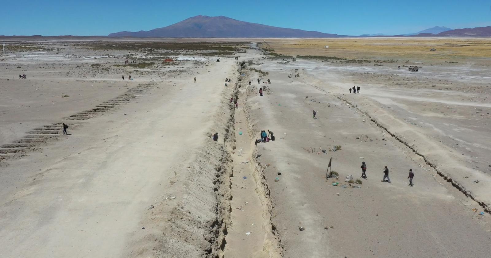mujer migrante Colchane