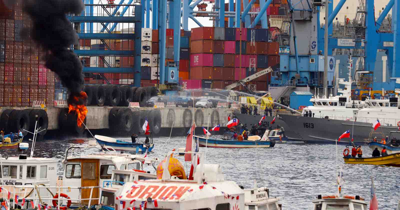 Armada pescadores Valparaíso