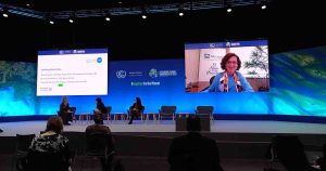 Gerenta general de Aguas Andinas en COP26: “Las empresas tenemos un rol ineludible para enfrentar la emergencia climática”