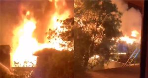 Siete personas fallecieron en incendio que destruyó cuatro casas en Cerro Navia
