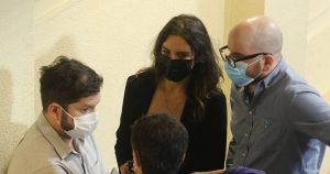 Camila Vallejo celebra la victoria de Boric: 