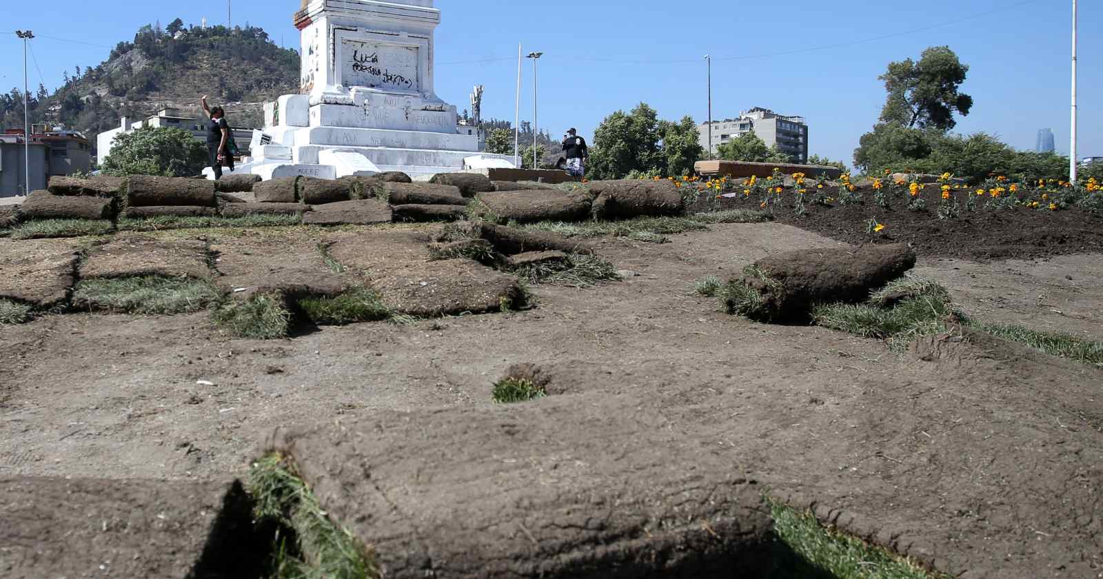 Metro Baquedano pasto