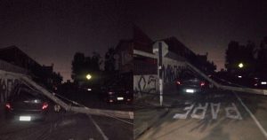 Camión derribó siete postes en Pudahuel y generó corte de luz