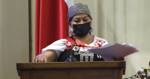 Loncon en su despedida de la presidencia de la Convención: 