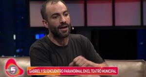 La experiencia paranormal que vivió Gabriel Cañas en el Teatro Municipal