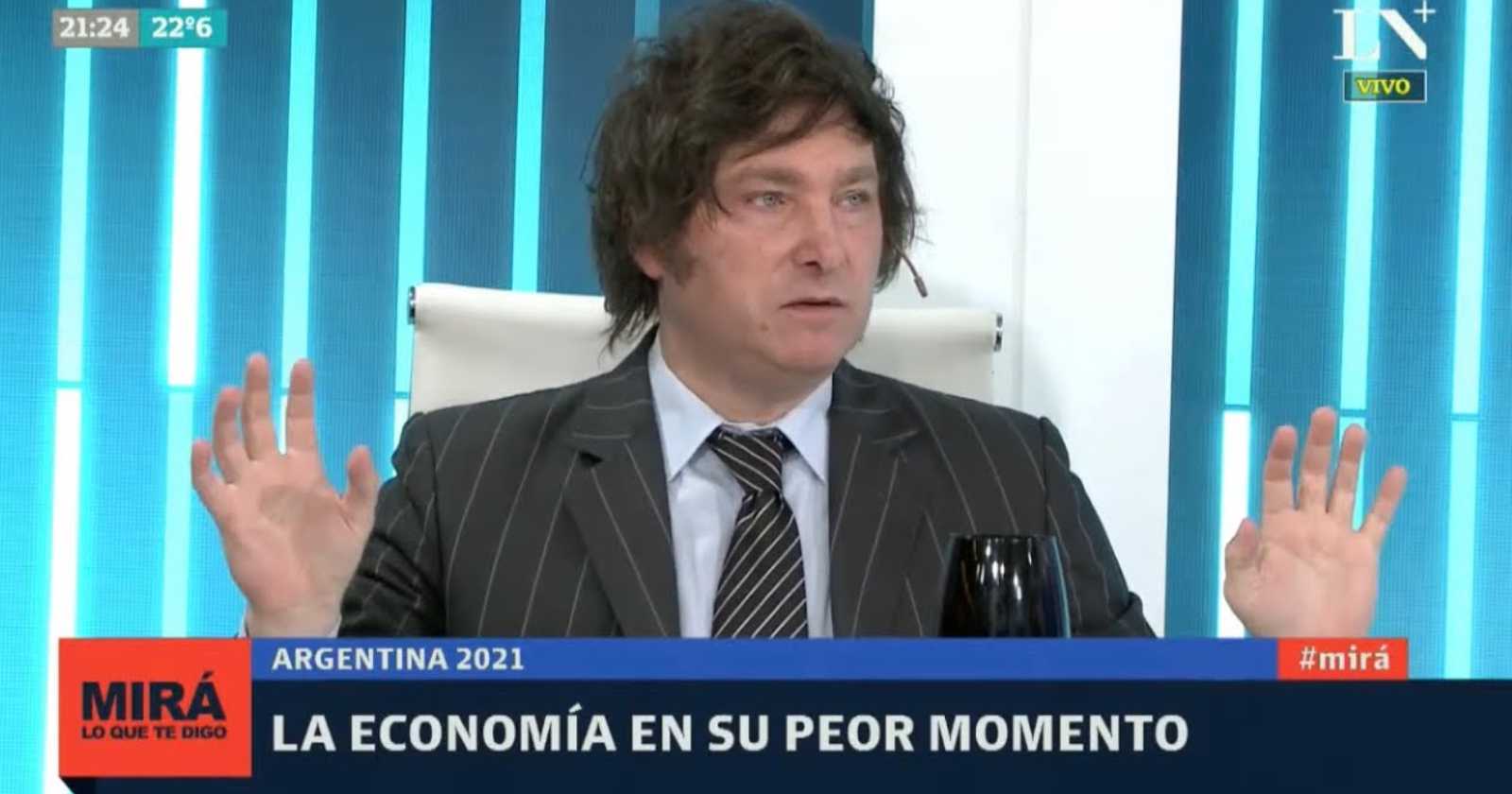 Javier Milei sortea su sueldo
