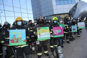 “Corremos por la Vida”: nuevamente Bomberos buscará llegar a la cima del Sky Costanera
