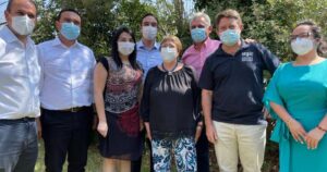 Michelle Bachelet recibe a gobernadores regionales en su fundación