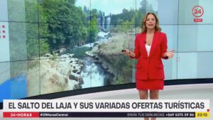VIDEO - El lapsus que sufrió Constanza Santa María en pleno 24 Horas Central