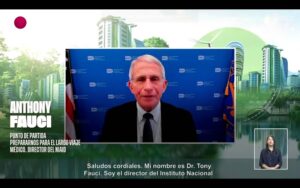 Anthony Fauci, asesor COVID-19 de Estados Unidos: 