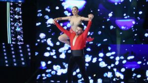 VIDEO - El accidente que sufrió Piamaría Silva durante su presentación en Aquí Se Baila