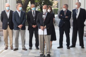 Dirigentes de la CPC se reunieron con la presidenta de la Convención y le pidieron mayor participación
