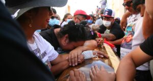 Una multitud despidió a camionero Byron Castillo en su funeral