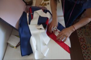 El sahumerio a la banda presidencial de Gabriel Boric