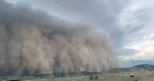 Tormenta de arena afecta a Diego de Almagro y genera corte de suministro eléctrico