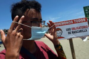 ¿Cuánto demoras en contagiarte según el uso de mascarilla?