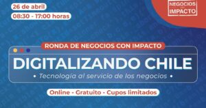 Ronda de Negocios con Impacto Digitalizando reunirá a emprendedores con miras a soluciones tecnológicas