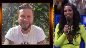 VIDEO - Jean Philippe Cretton sorprendió a Pamela Díaz con mensaje en Aquí Se Baila