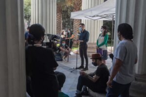 Funa de eco-constituyentes culminó con ataques a la prensa