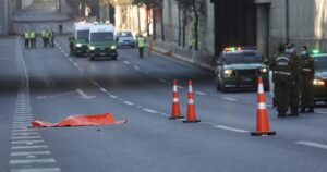 Muerte de delincuente atropellado en Autopista Central fue provocada por sus propios acompañantes