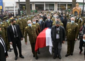 General Yáñez en funeral de carabinero asesinado: 